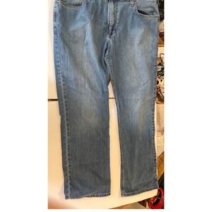 Carhartt Mens Relaxed Fit Jeans 38x30 Light Wash Made in Mexico